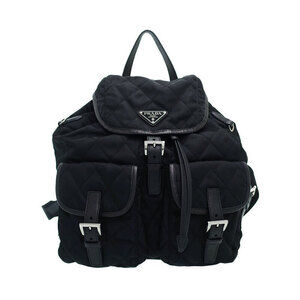 PRADA Quilted Backpack Black